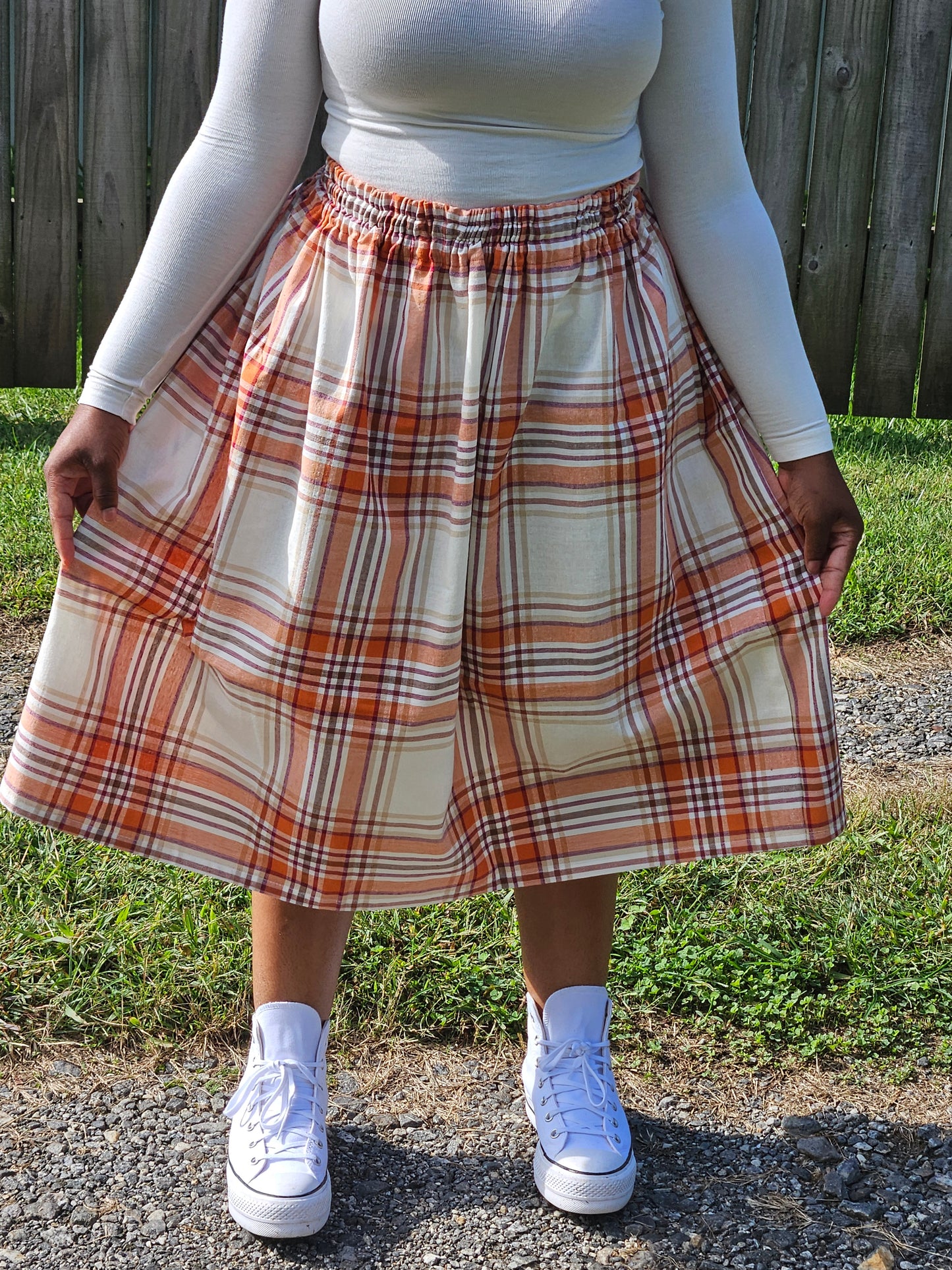Plaid Autum skirt