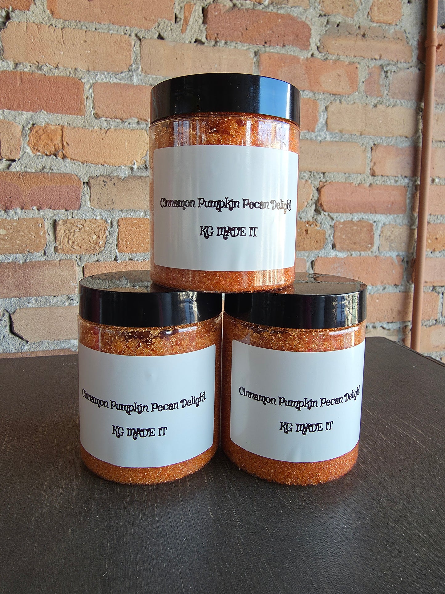 Cinnamon Pumpkin Pecan Delight sugar scrub