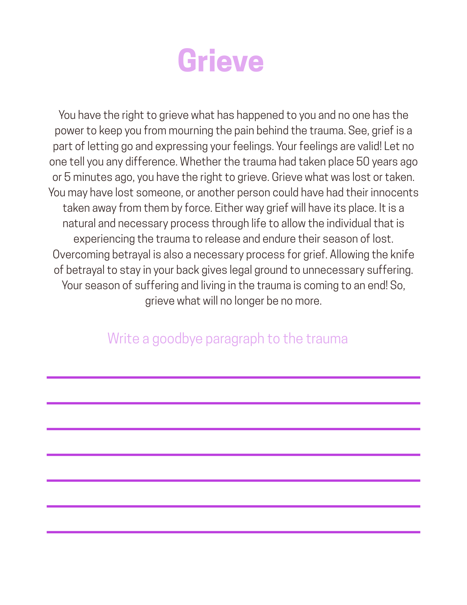 (Copy) The Healing Journal (hard copy)