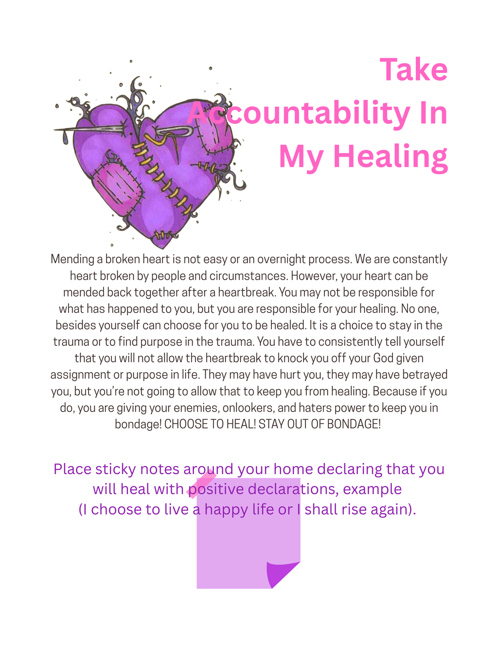 The Healing Journal