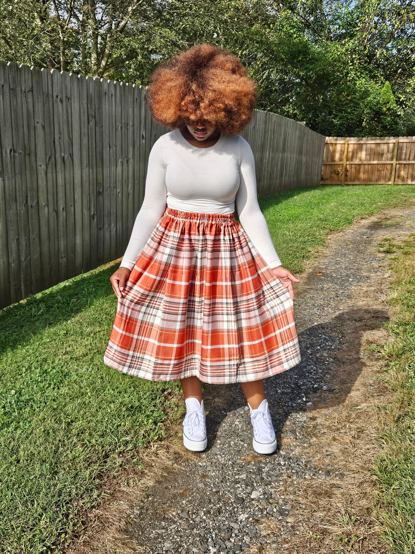 Plaid skirt
