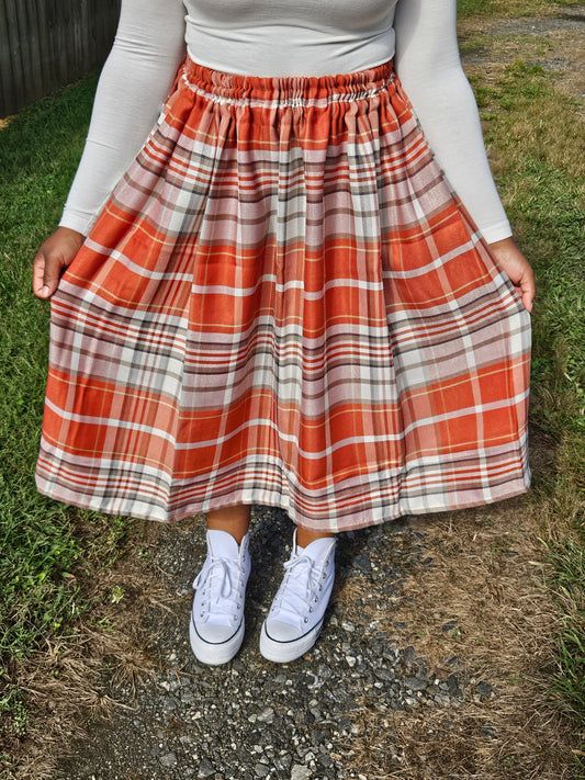 Plaid skirt