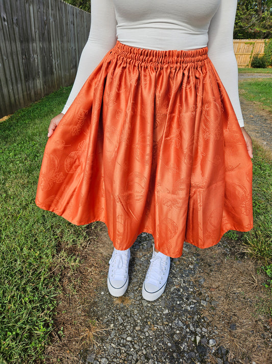 Jacquard Pumpkin skirt
