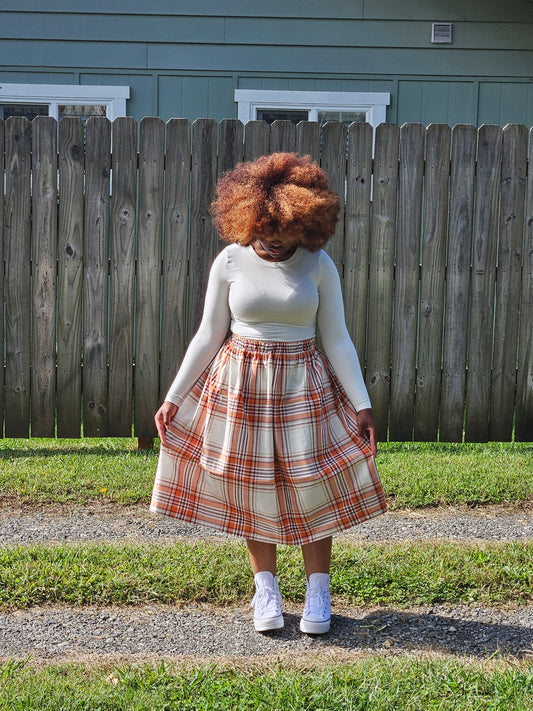 Plaid Autum skirt