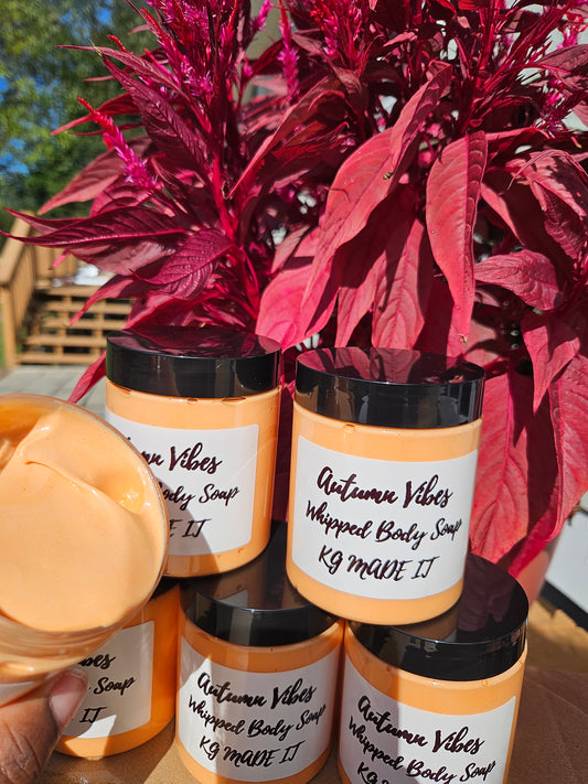 Autumn Vibes whipped body soap