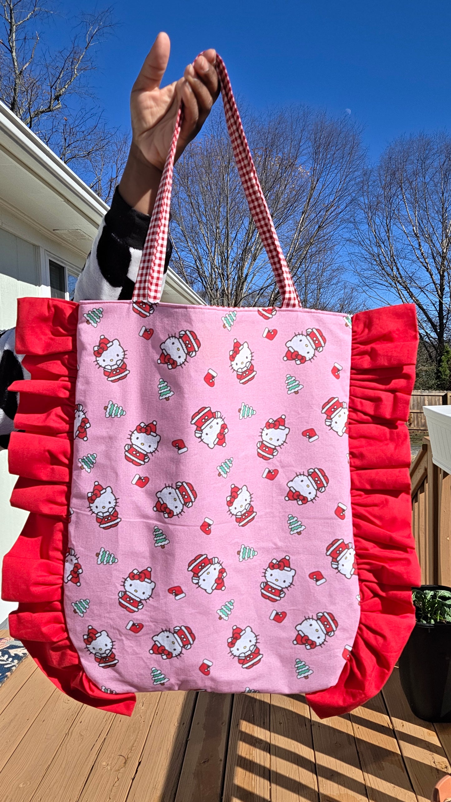 Hello Kitty Christmas tote
