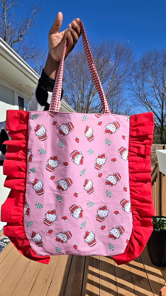 Hello Kitty Christmas tote