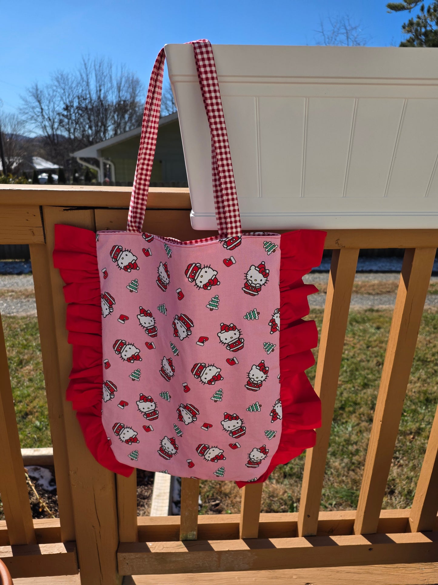 Hello Kitty Christmas tote