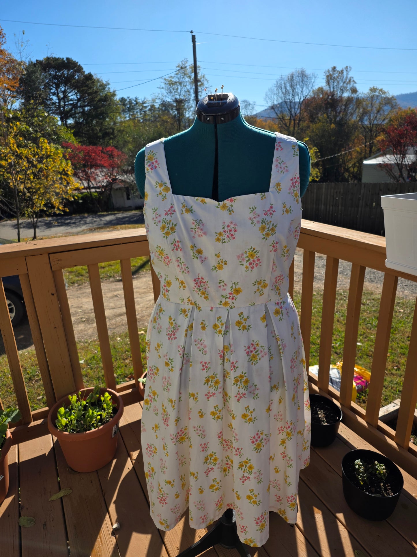 Vintage floral dress